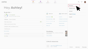 View of the student dashboard with the avatar dropdown menu open and the cursor hovering over Messages